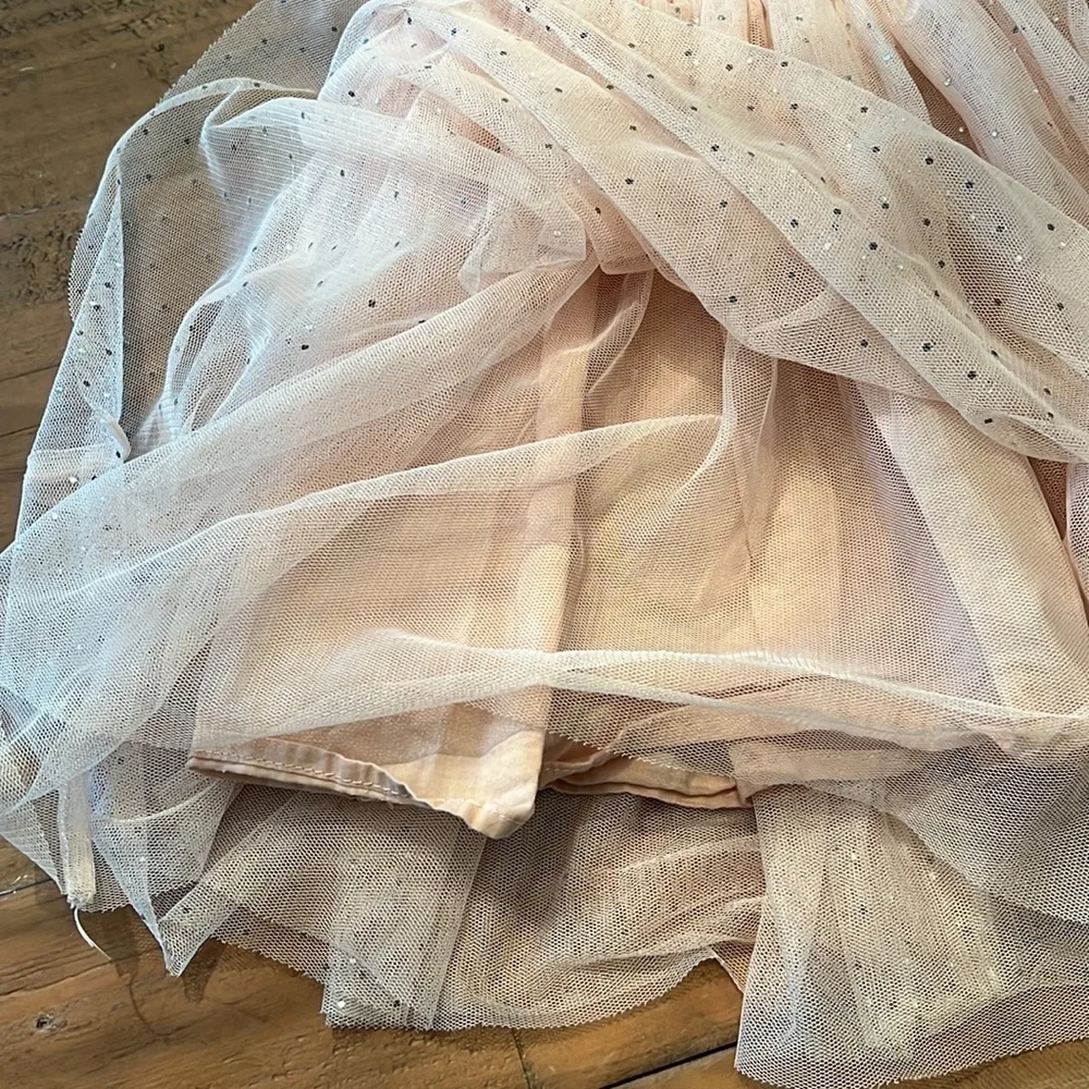 Stella McCartney pink silver metallic tulle skirt - Picture 4 of 8